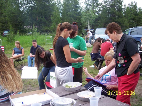2006 family reunion in Yellowstone National Park